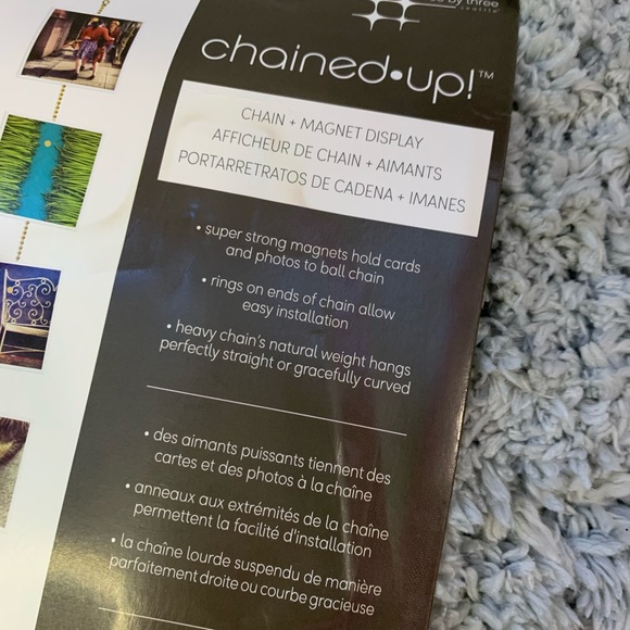 rose gold chain magnet photo display - Picture 2 of 2